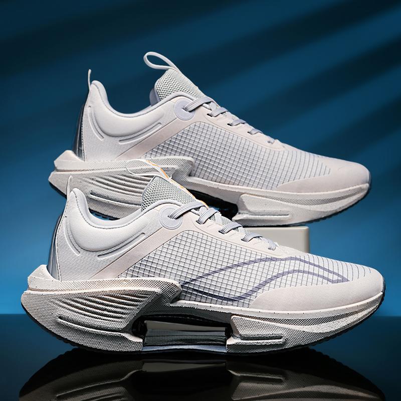 2024 New Summer Men's Shoes Mesh Breathable Thin Sports Shoes Teenagers and Students Ultra-lightweight Shock-absorbing Running Shoes
