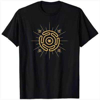 HecateS Wheel Goddess Pagan Hecate Symbol Pagan Wicca Symbol TShirt 100 Cotton ONeck Short Sleeve Summer Casual Mens Tshirt