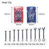 10-Piece Metric/Imperial Mini Mirror Polish Open/Box-end Combination Wrench Set