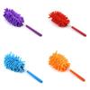 Stainless Steel Extendable Duster With Synthetic Fiber Head For Home Cleaning