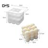 Reusable Ball Cube Aromatherapy Candle Mold Silicone DIY Craft Mould Baking Tool