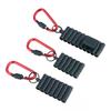 NEW Portable Rubber Screwdriver Bit Holder With Carabiner Keychain Bits Holder Multi Cross Driver Bit Organizer Sleeve Holder