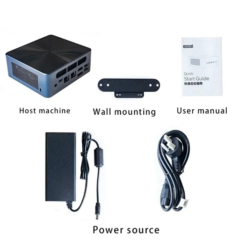 SZBOX Mini PC Small PC Windows 11 Pro S88 AMD Ryzen 7 8845HS to Small PC 32GB DDR5 5600MHz 1TB SSD Professional Game Machine Mini Computer 3 Screen