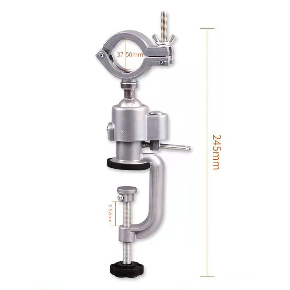 360 Drehbarer Tischschraubstock Schleifbockhalter Bohrständer Aluminiumlegierung Tischmontagehalterung Für Elektrowerkzeuge