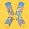 AB New Fashion Socks for Men and Women Colorful Cartoon Animal Cotton Sock Hip Hop Funny Plant Mushroom Bird Stocking