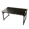 Portable Carbon Steel Folding Camping Table - Lightweight & Compact BBQ and Storage Solution