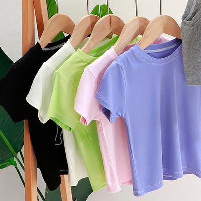 Babykleding Zomer Baby Jongens Katoen Bedrukking Korte Mouw Kinderen Meisjes Ademend Casual T-shirts Mode Meisjes Tops 1-3J