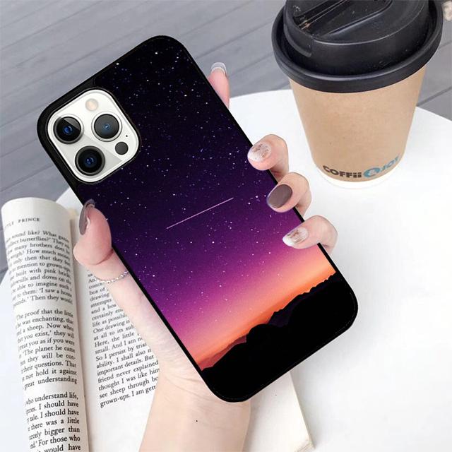 Autumu Night Galaxys Sky Stars Space Phone Case Cover for iPhone 17 Air 16 16e 15 12 11 13 14 Pro Max Apple Plus
