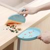 Queen-b Mini Broom and Dustpan Set, Compact and Cute, Perfect for Desktops, Tables, Study Desks, Kitchens, Shelves, and Offices (Blue)
