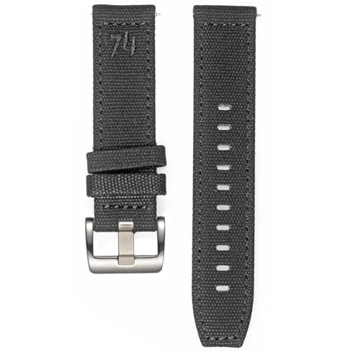 Hemsut Watch Band, Soft Canvas Quick Release Watch Band, 18/20/22/24mm Replacement Strap