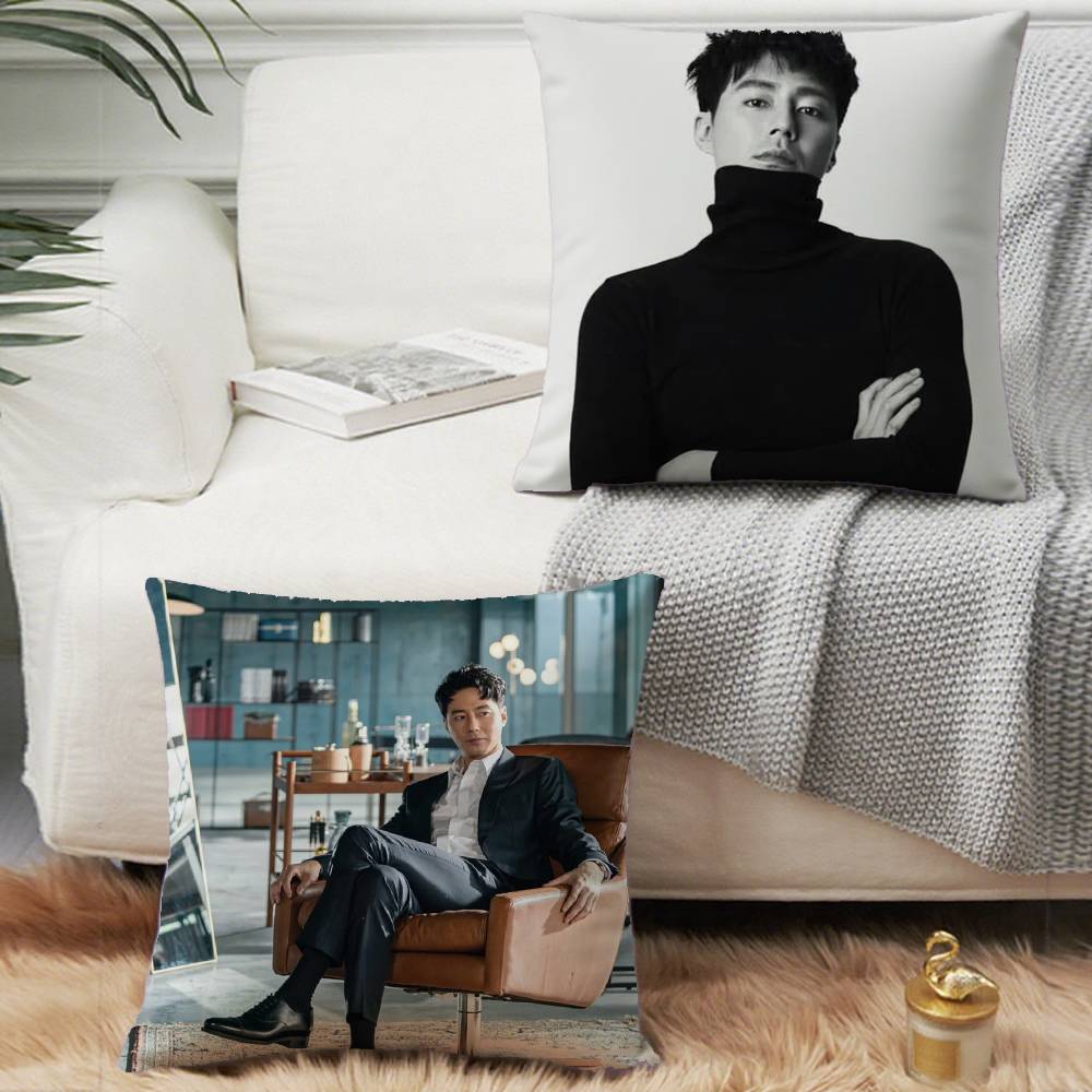 1PC KPOP idol Jo In-sung Pillow Case Square  Bedroom Sofa Leisure Comfort Cushion Car Home Decoration Pillowcase 40x40