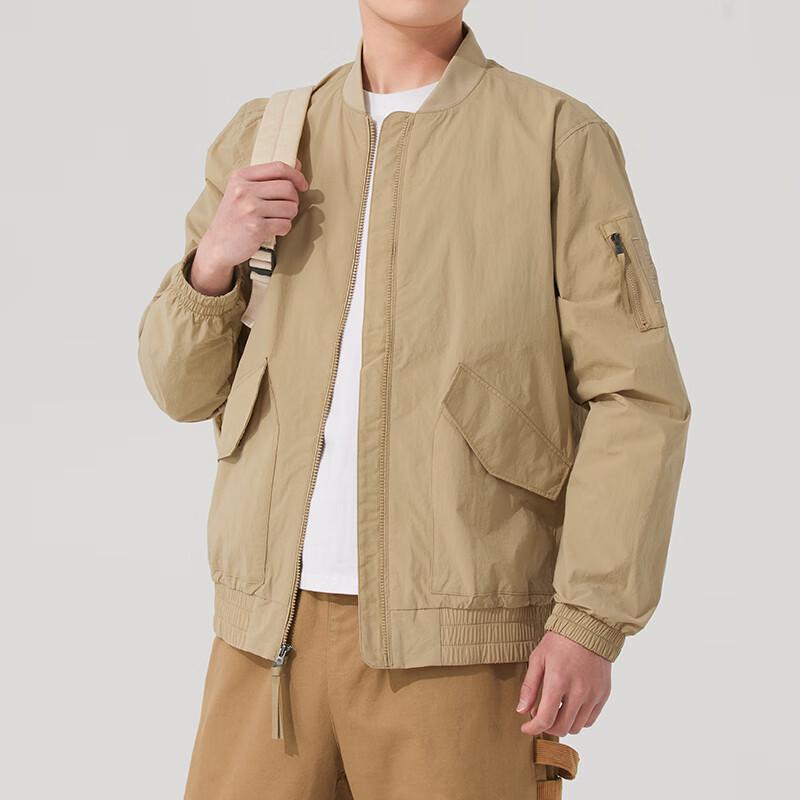 Timberland Men's Woven Baseball Collar Jacket A4225