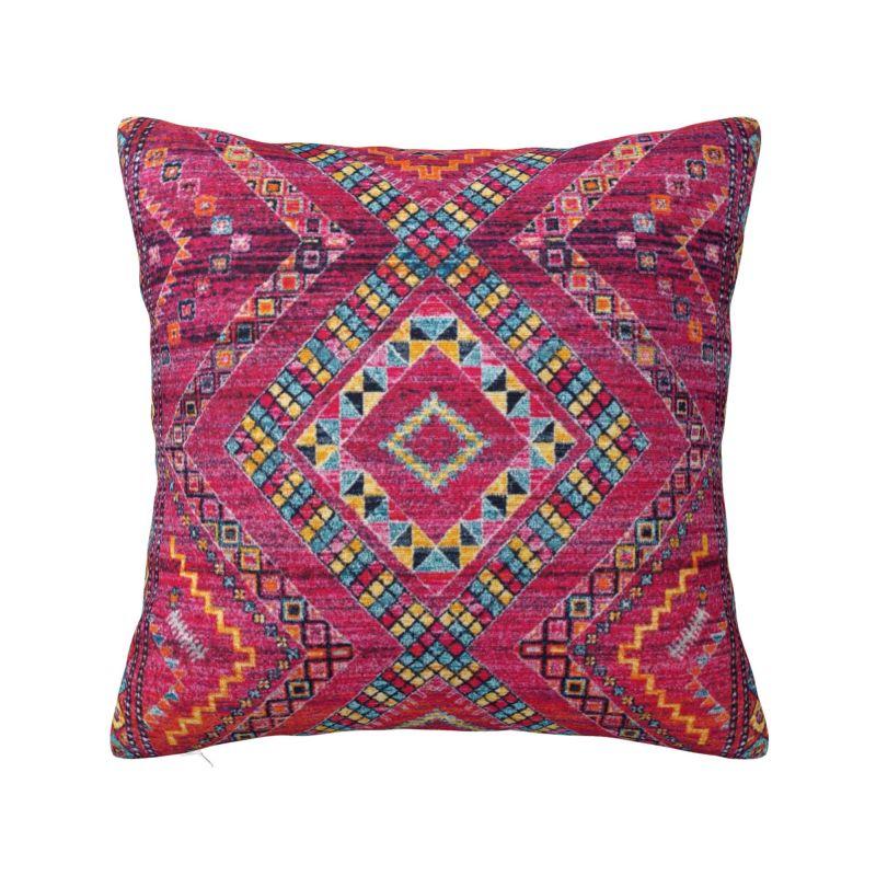 Custom Oriental Traditional Moroccan Turkish Style Pillow Decoration Luxury Bohemian Cushion Decoration Salon Square Pillowcase