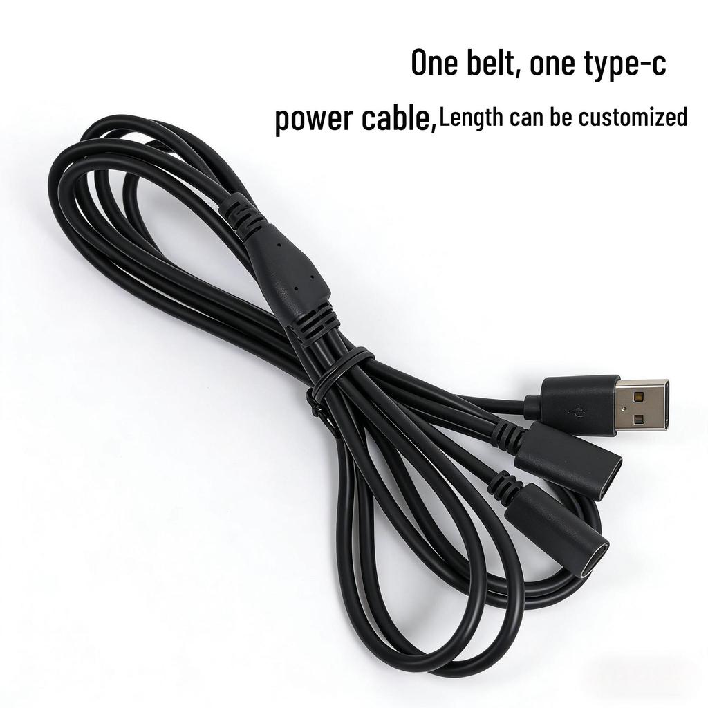 Adjustable USB to DC38135 Type-C Power Extension Cable