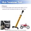 Belt Tension Gauge 10 Lb Tensioner Tool, After Belt Replacement for Motorcycle Secondary Drive Belt