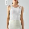 With Chest Pad New Arrival Rib Slim-Fit Yoga Wear Beauty Back Vest Running Sports Quick-Drying Workout Clothes Tops Women's Spring and Summer