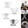 Over Coffee Filter Cup Reusable Maker Brewer Resin Holder Cafe Tools for kitchen and home