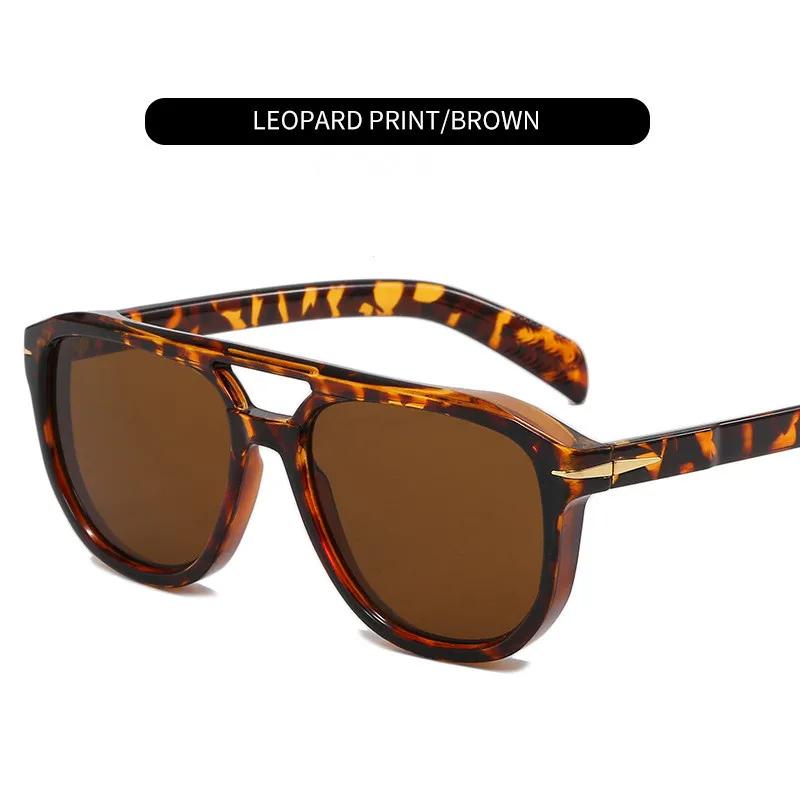 Classic Retro Vintage Aviation Pilot Sunglasses Women Men Big Large Oversized Frame Luxury Designer Shades 70s Sun Glasses