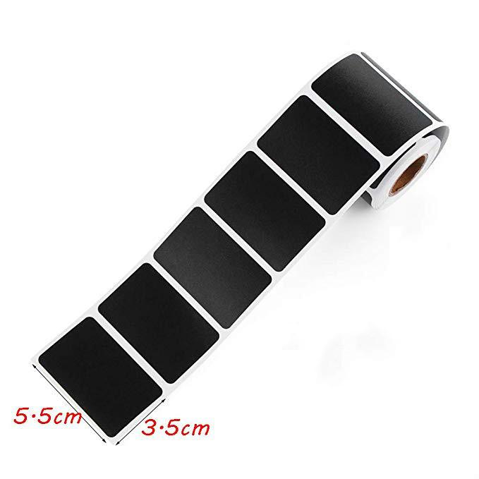 Roll Pack Removable Writing Blackboard Stickers, Labels, Home and Kitchen Supplies Classification Labels, Memo Labels