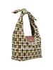 Longchamp Borsa Tote in Tessuto Le Pliage con Chiusura a Bottone Stampata Media da Donna Verde Carciofo 10303HGGM04