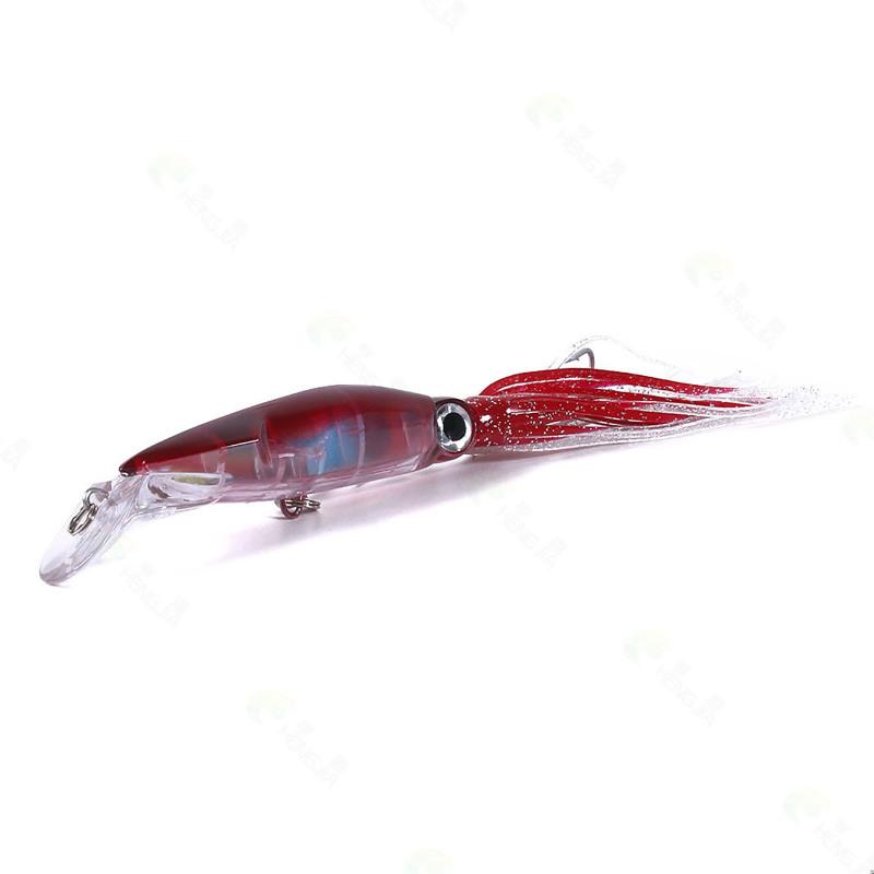 14cm/40g Angeln Locken Simulation Weitwurf Octopus Tintenfisch Bionic Köder Werkzeuge Für Fluss See Strand Boot