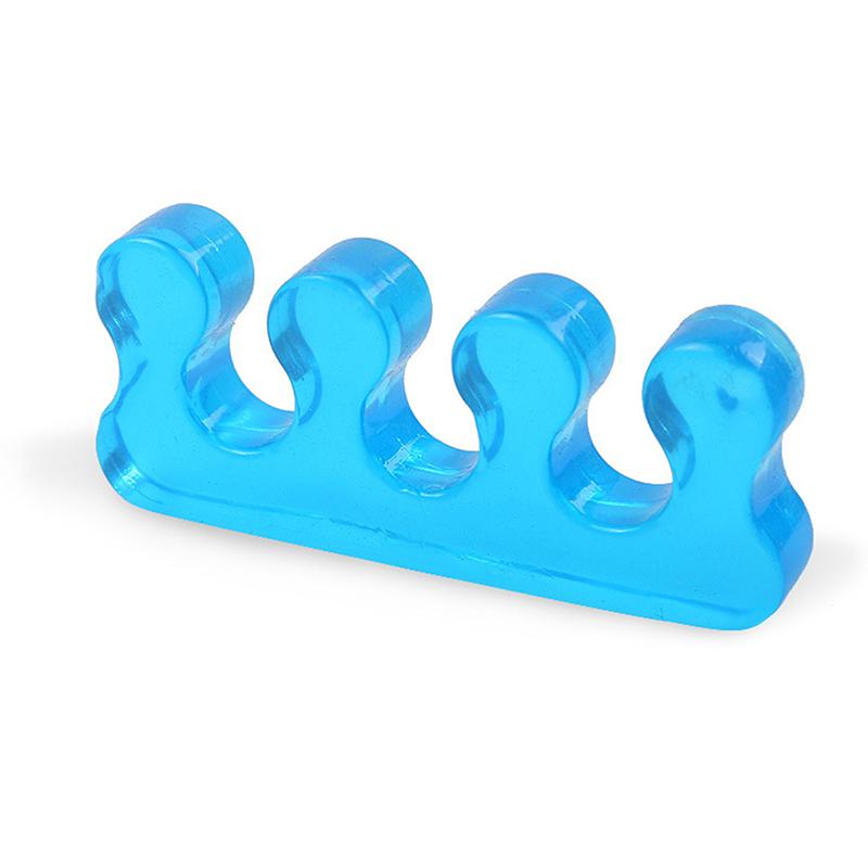 2Pcs Soft Silicone Toe Separator Flexible Finger Spacer Manicure Pedicure Tool