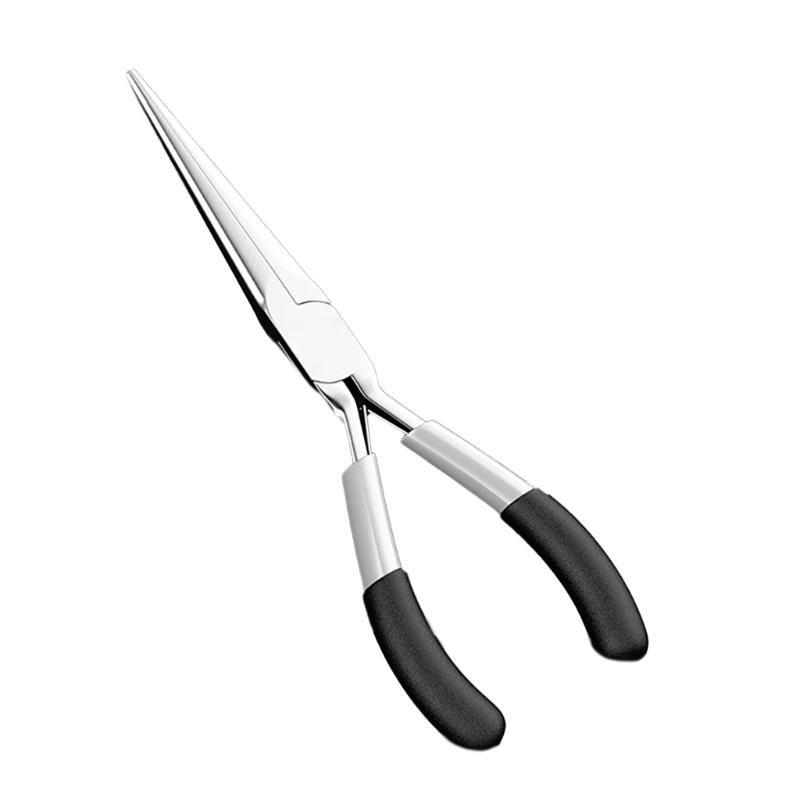 

Mini Pointed Toothless Flat Mouth Extended Needle Mouth Oblique Mouth Pliers Flat Mouth Wire Binding Pliers for Bending 1