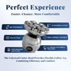 Shaver For Men, Wireless Charging Floating Head Shaver, IPX7 With 7 Rotating Shaver Heads, Nose Hair Sideburn For Body, Face