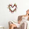 Valentine's Day Heart,Shaped Decorative Wall Hanging Artificial  Heart,Shaped Flower Arrangement Home Floral Wreath Wedding Decorations