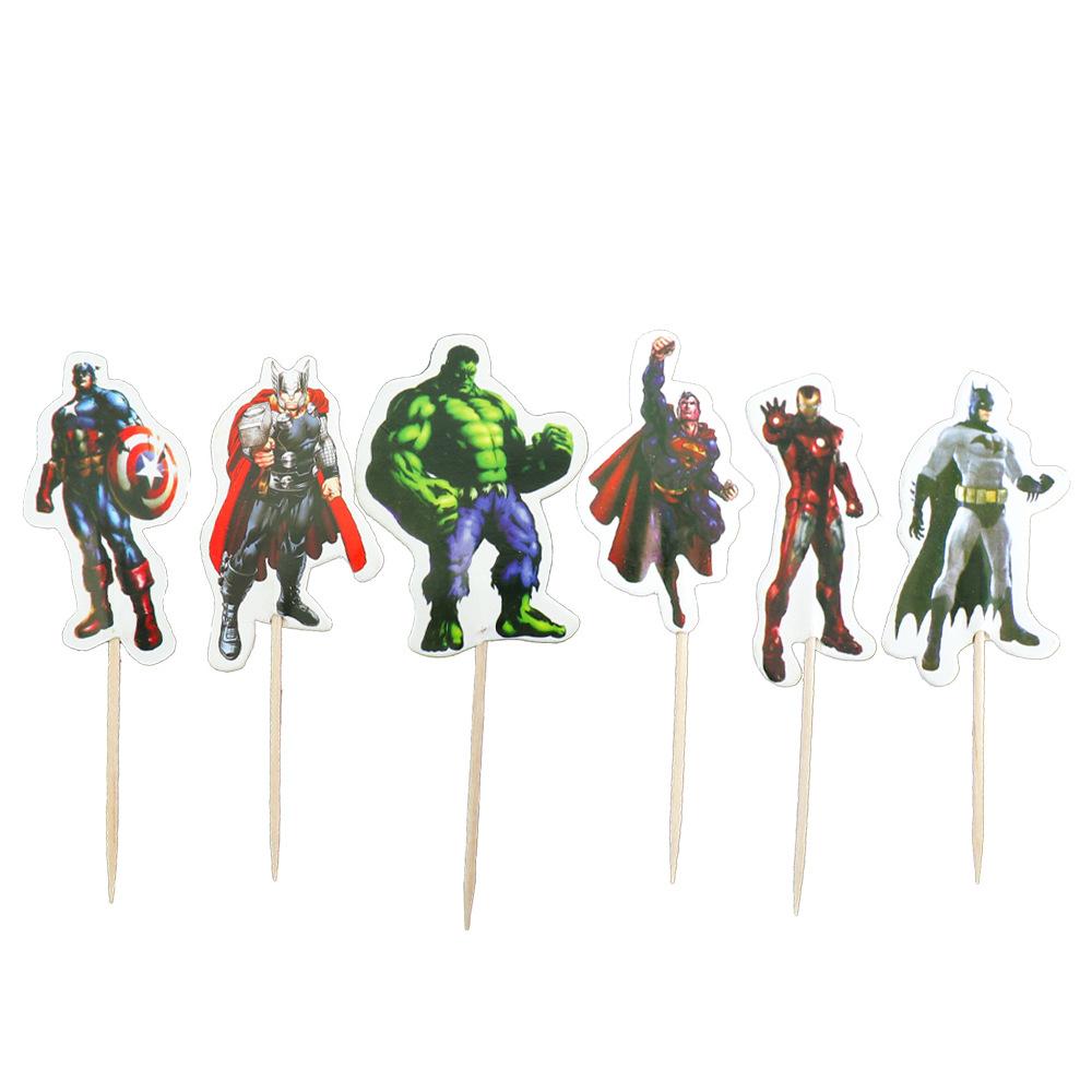 

Avengers Birthday Party Supplies Disposable Cutlery Paper Plates Paper Cups Tissue Boys Birthday Party Decorations