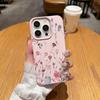 Romantic Flower Pattern Phone Case For Iphone 17 17E 16E 12 Pro Max 11 13 Plus 14 16 15 Transparent Daily Use Bumper Shell Coque