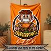 Custom Name Personalized Burgerpommes Print Blanket, Home Decor, Bedroom, Sofa, Camping, Couch, Gifts for Birthday ChristmasEnthusiasts