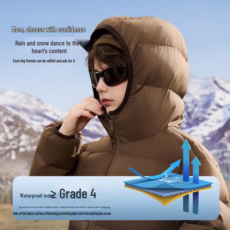 ASK JUNIOR Детская водонепроницаемая пуховая куртка 170