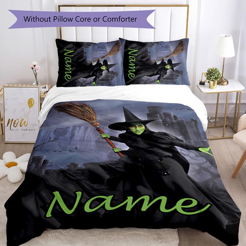 3pcs The Wizard of Oz3 Cover Set - Personalized Name, HD Printed Bedding with 1 Cover and 2 Pillowcases - Perfect for Home Decor, Easy Care