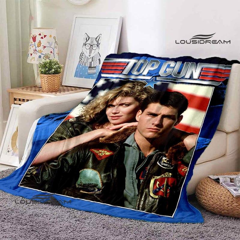 Classic Movie Top Gun Blanket Children's warm and beautiful blanket soft and comfortable blanket birthday gift