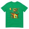 Pitbull Howling To The Moon Vintage Forest 90s Style TShirt