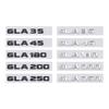 GLA35 GLA45 GLA180 GLA200 GLA250 letter car sticker for mercedes O8 GLA class refit rear boot logo trunk displacement label YT8