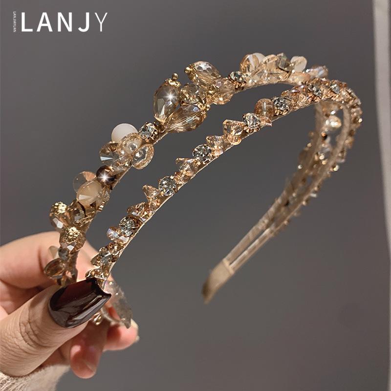 

Super Sparkly Zircon Crystal Headband - Korean Fashion Luxury Hair Accessory