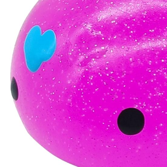 Mini Glitzer Tier Quetschspielzeug Wal Igel Delfin Krabbe Kaninchen Knetspielzeug Angstlinderung