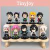 Demon Slayer Pvc Q Version Figurine Set With Collectible Character Dolls For Anime Fans