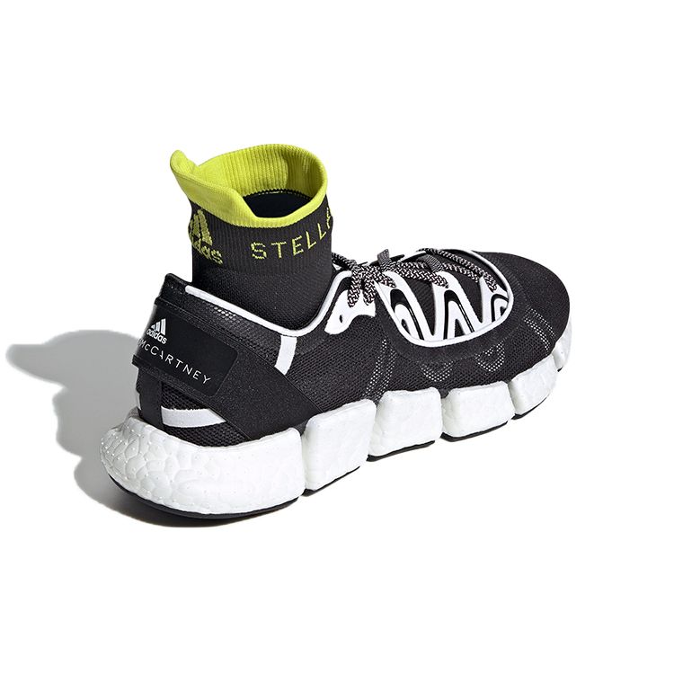 Adidas Stella McCartney x Climacool Vento Schwarz Weiß Damen Sneaker Cloud-White Acid-Yellow Core-Black FZ3014