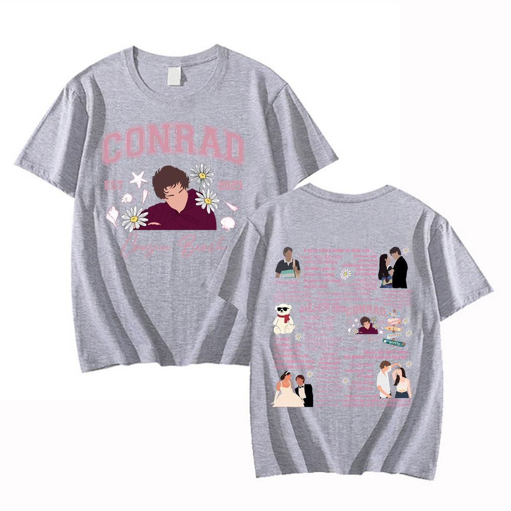 Team Conrad Belly Jeremiah 2025 Shirt The Summer I Turned Pretty Graphic Shirts Fan Gift High Quality Cotton T Shirt