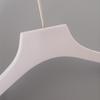 White Plastic Women's Clothing Hanger with Pant Clips for Live Streaming and Household Use
