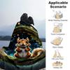 1pc Squirrel Printing Lightweight Flannel Blanket, Comfortable and Warm Blanket, for Camping Sofa Bed and Couch Office, in All Seasons