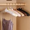 5PCS Non-slip Satin Padded Display Hanger Soft Sponge Clothes Hangers Wrapped Clothes Hanger  Hotel