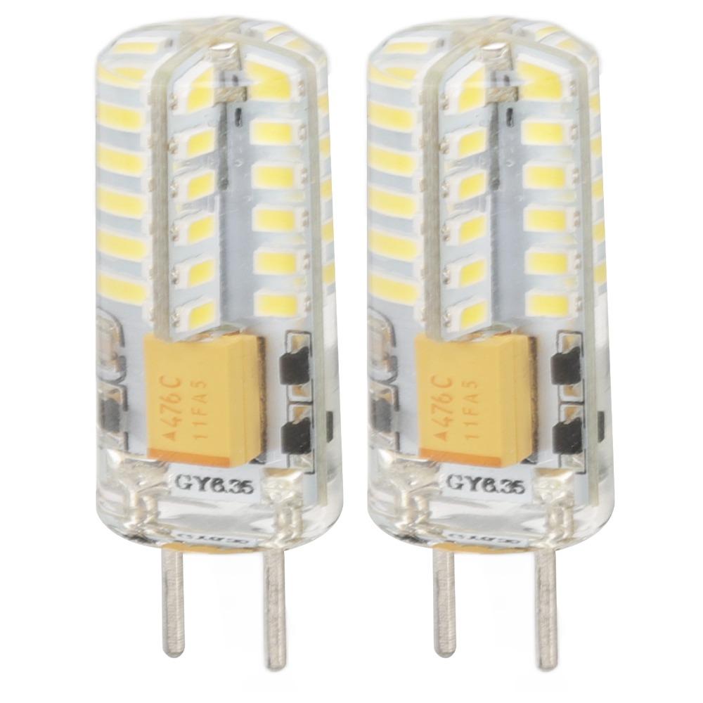 2pcs 3W GY6.35 Bulb 12V Energy Saving Bulb Easy Dimmable LED Bulb  Under Cabinet Lighting