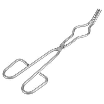Stainless Steel Crucible Forceps Clamp Beaker Holder with Aircraft Class Rivet(250mm9.84in)