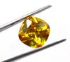 18 Carat Valentine Big Sale Cushion Shape Yellow Sapphire Certified Sri Lanka Gemstone SN103