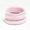 Winter Plush Ring Scarf for Women Warm Knitted Ski Mask Neckerchief Luxury Solid  Suit Children Adult
