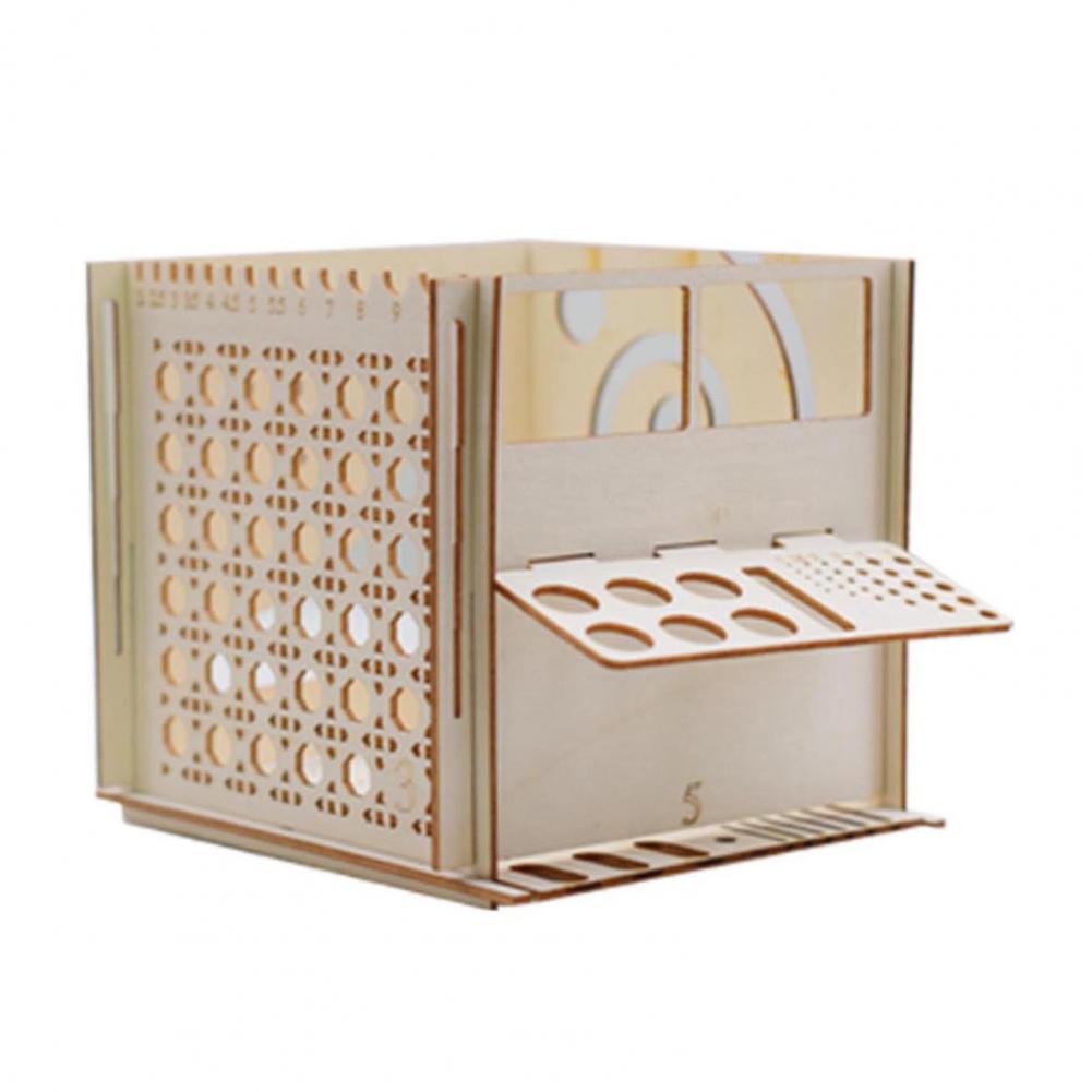 

Чаша для хранения пряжи, деревянная чаша ручной работы для вязания крючком, многофункциональная коробка для хранения клубков пряжи, настольный органайзер